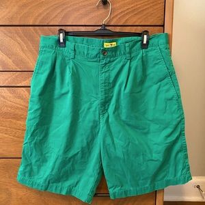 Green Duck Head Shorts